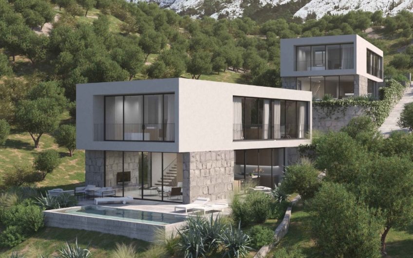 PRODAJA, MODERNE VILE S BAZENOM I POGLEDOM NA MORE, VELIKO BRDO, V31